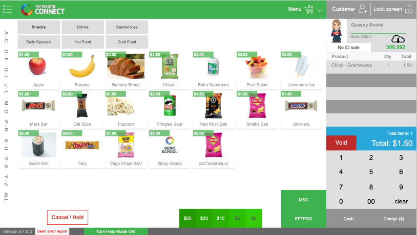 Add an item to your cart